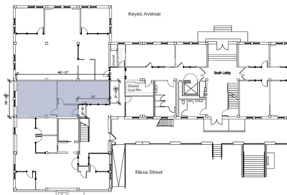 38 Keyes Ave, San Francisco, CA à louer Plan d’étage– Image 1 sur 4