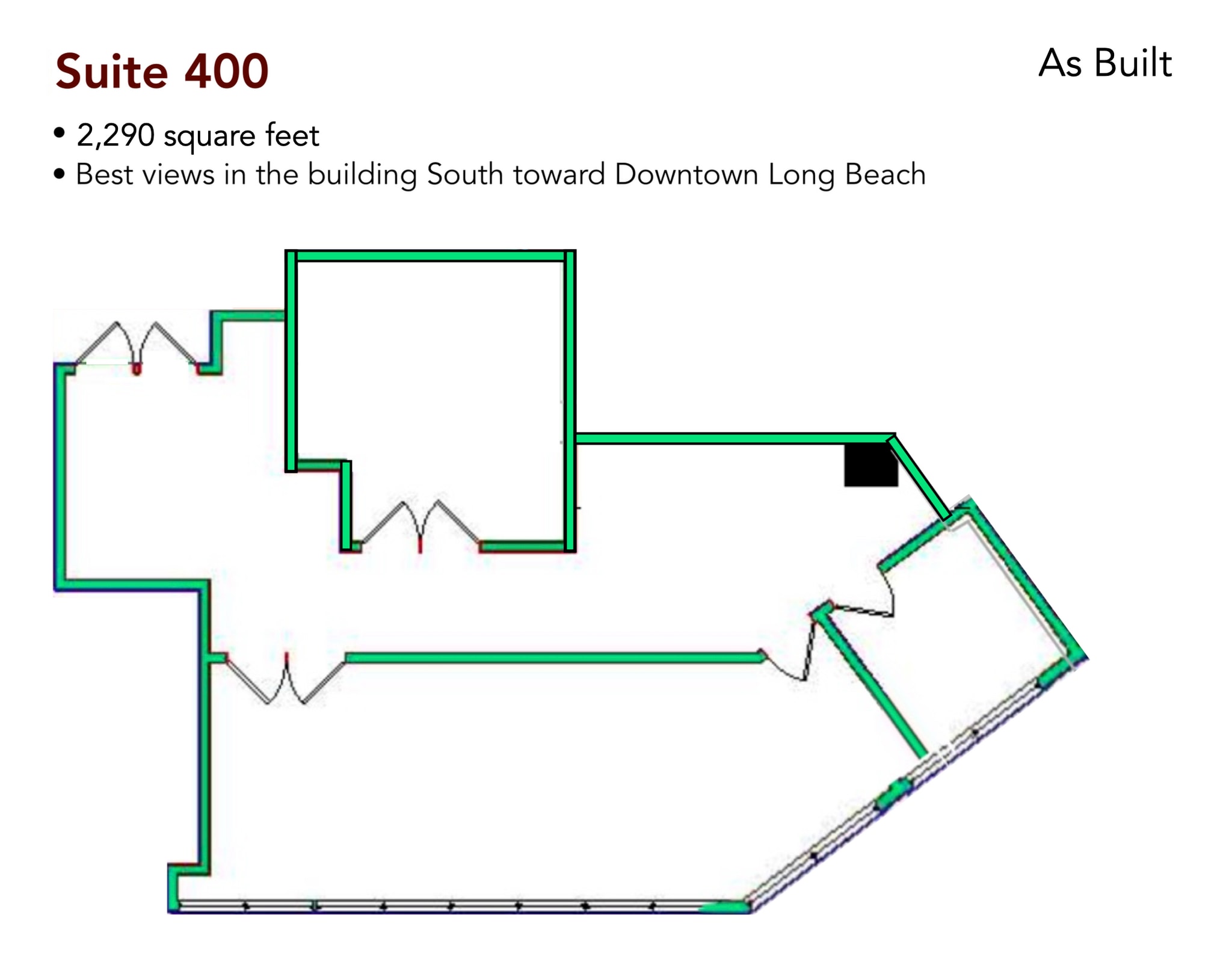 1501 Hughes Way, Long Beach, CA à louer Plan d’étage– Image 1 sur 21