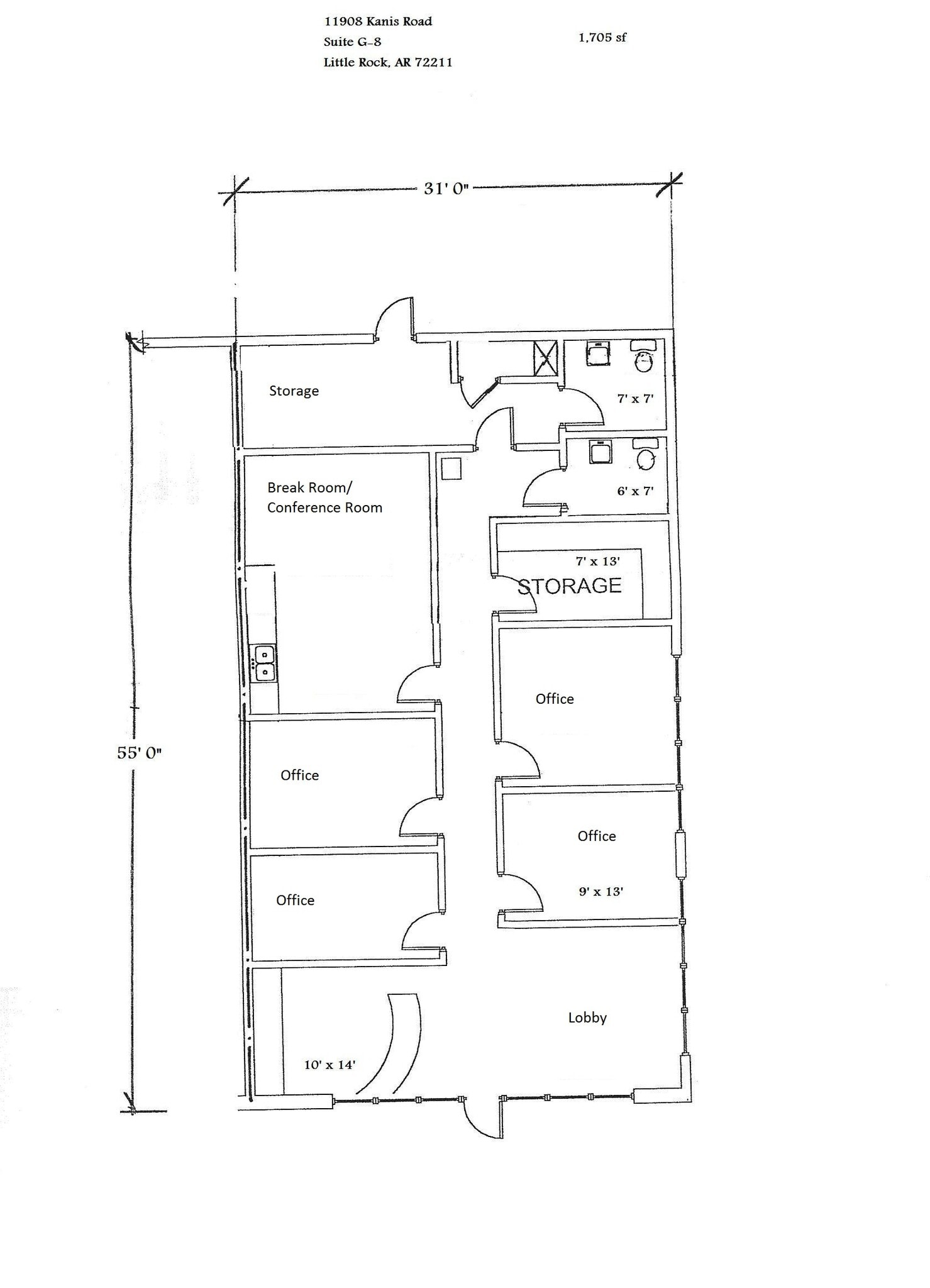 11904 Kanis Rd, Little Rock, AR à louer Photo de l’immeuble– Image 1 sur 1