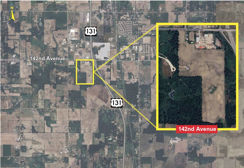 0 142nd Ave, Wayland, MI à louer - Aérien – Image 2 sur 7