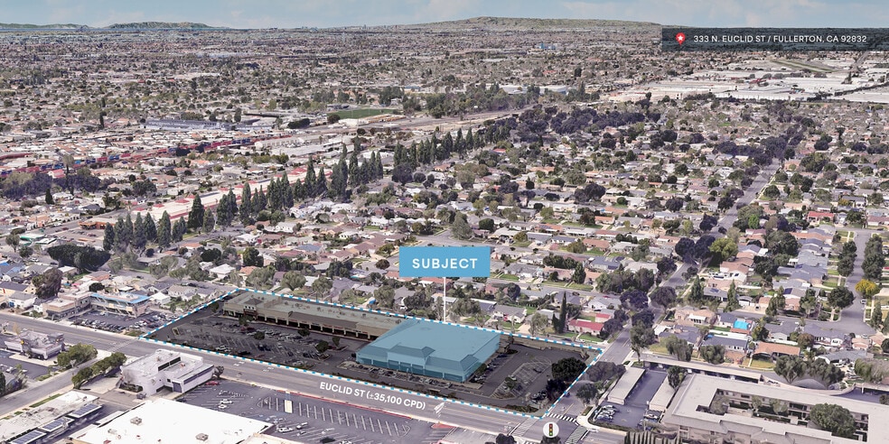 333 N Euclid St, Fullerton, CA à louer - Photo de l’immeuble – Image 2 sur 5