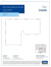 800 Peakwood Dr, Houston, TX à louer Plan d’étage– Image 1 sur 1
