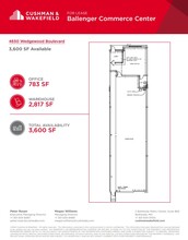 4650 Wedgewood Blvd, Frederick, MD à louer Plan d’étage– Image 1 sur 1