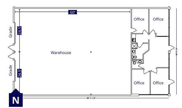 3424-3440 78 Ave NW, Edmonton, AB à louer Plan d’étage– Image 1 sur 1
