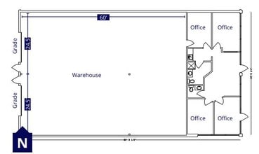 3424-3440 78 Ave NW, Edmonton, AB à louer Plan d’étage– Image 1 sur 1