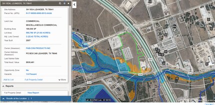 9701 183A Toll Road, Leander, TX - VUE AÉRIENNE  vue de carte