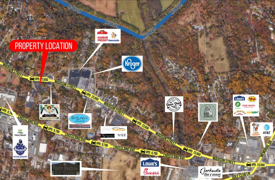 1430 Madison St, Clarksville, TN à louer - Photo de l’immeuble – Image 3 sur 4