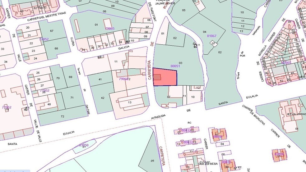Industriel/Logistique dans Terrassa, Barcelona à vendre - Plan cadastral – Image 2 sur 2