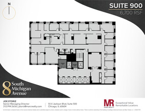 8 S Michigan Ave, Chicago, IL à louer Plan d’étage– Image 1 sur 6