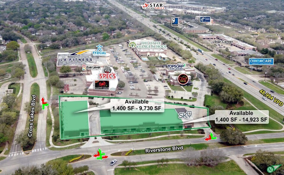 5422 Riverstone Blvd, Missouri City, TX à louer - Aérien – Image 3 sur 7