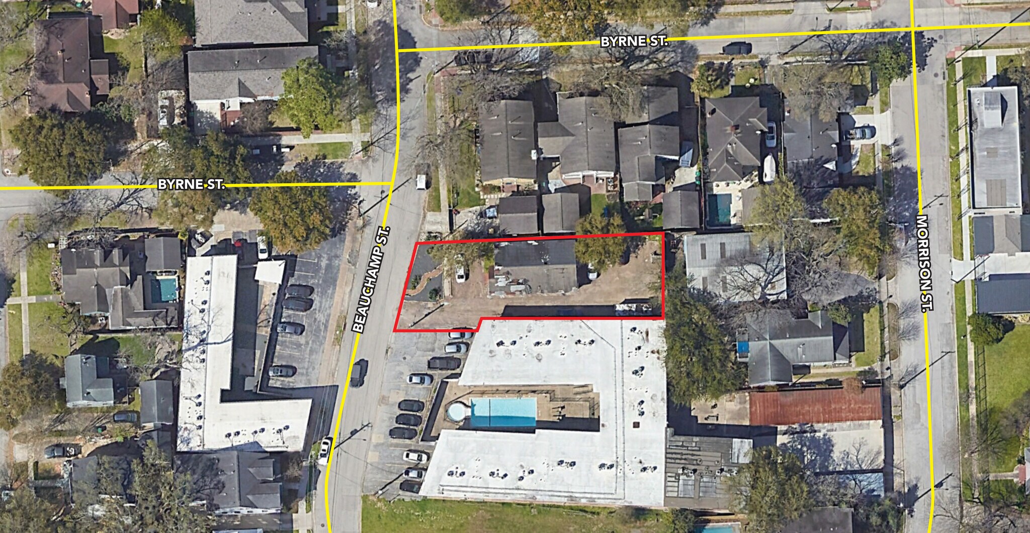 2812 Beauchamp St, Houston, TX à louer Aérien– Image 1 sur 3