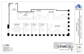 801 Cherry St, Fort Worth, TX à louer Plan d’étage– Image 2 sur 2
