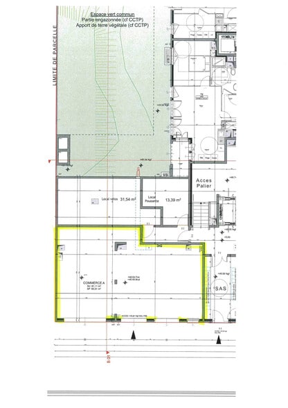 81 Avenue Descartes, Le Blanc-Mesnil à louer - Plan d’étage – Image 3 sur 4