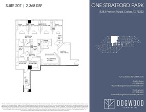 18383 Preston Rd, Dallas, TX à louer Plan d’étage– Image 1 sur 1