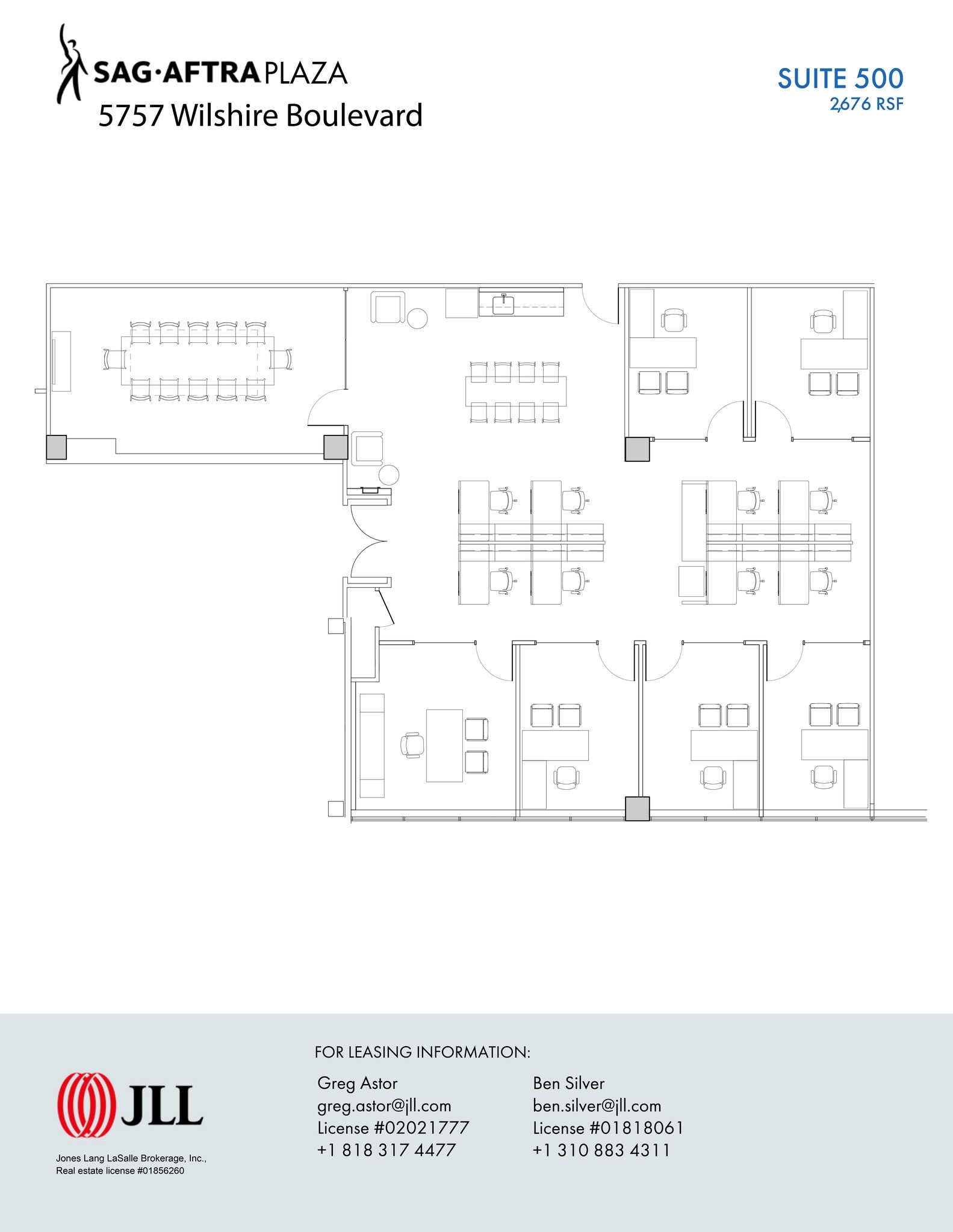 5757 Wilshire Blvd, Los Angeles, CA à louer Plan de site– Image 1 sur 1