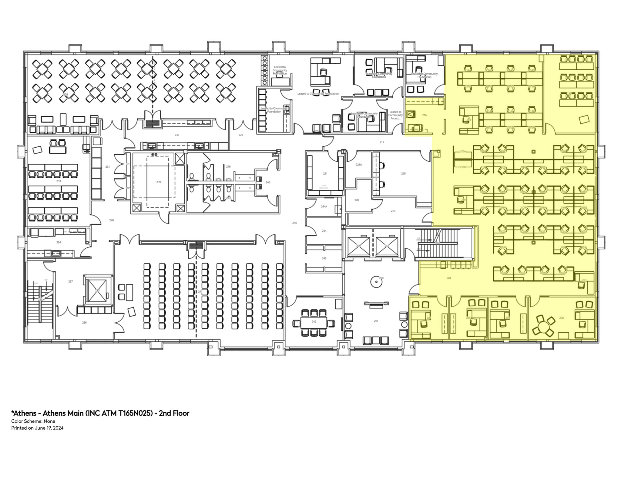 150 W Hancock Ave, Athens, GA à louer Plan de site– Image 1 sur 1
