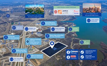 1101 N Day Miar Rd, Grand Prairie, TX - Vue aérienne  vue de carte - Image1