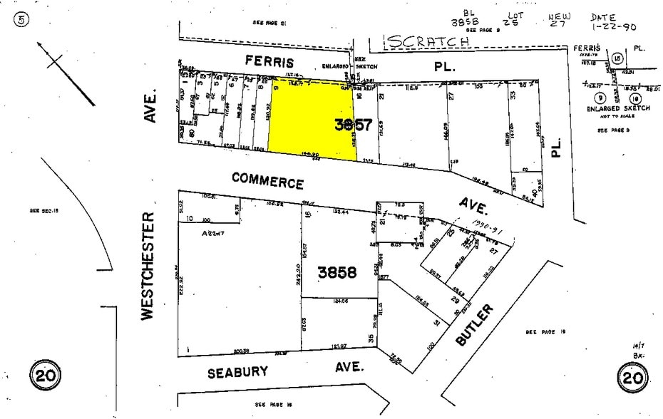1439-1441 Ferris Pl, Bronx, NY à louer - Plan cadastral – Image 2 sur 5