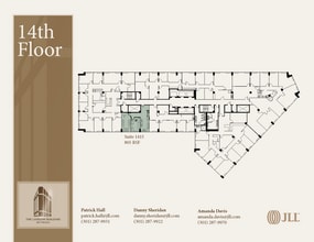 7910 Woodmont Ave, Bethesda, MD à louer Plan d’étage– Image 1 sur 1