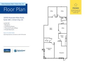 32980 Alvarado Niles Rd, Union City, CA à louer Plan d’étage– Image 1 sur 1