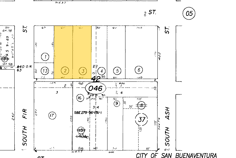 738-746 E Main St, Ventura, CA à louer - Plan cadastral – Image 3 sur 7