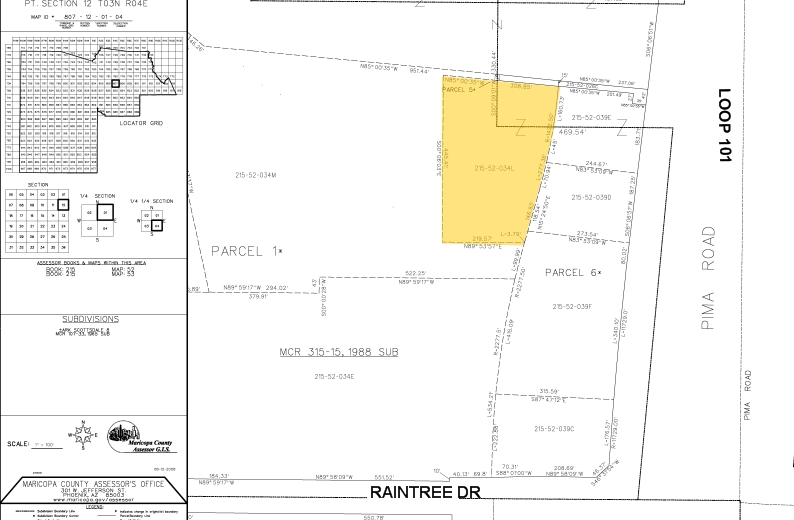 8698 E Raintree Dr, Scottsdale, AZ à louer - Plan cadastral – Image 2 sur 25