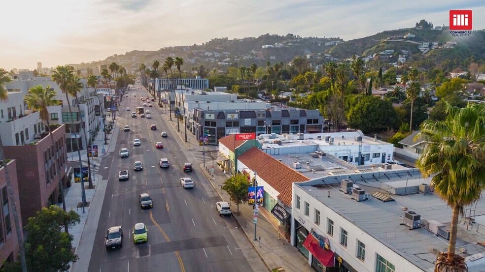 7507-7533 W Sunset Blvd, Los Angeles, CA à louer - Aérien – Image 3 sur 10