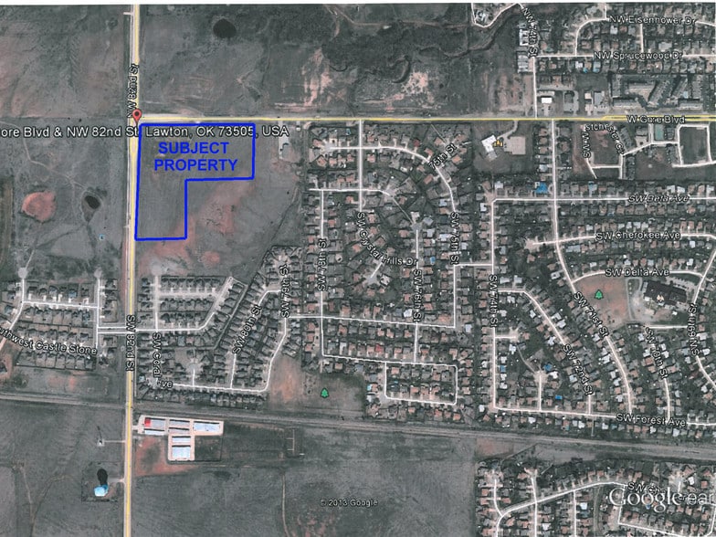 SW 82nd & Gore Blvd, Lawton, OK à vendre - Aérien – Image 1 sur 1