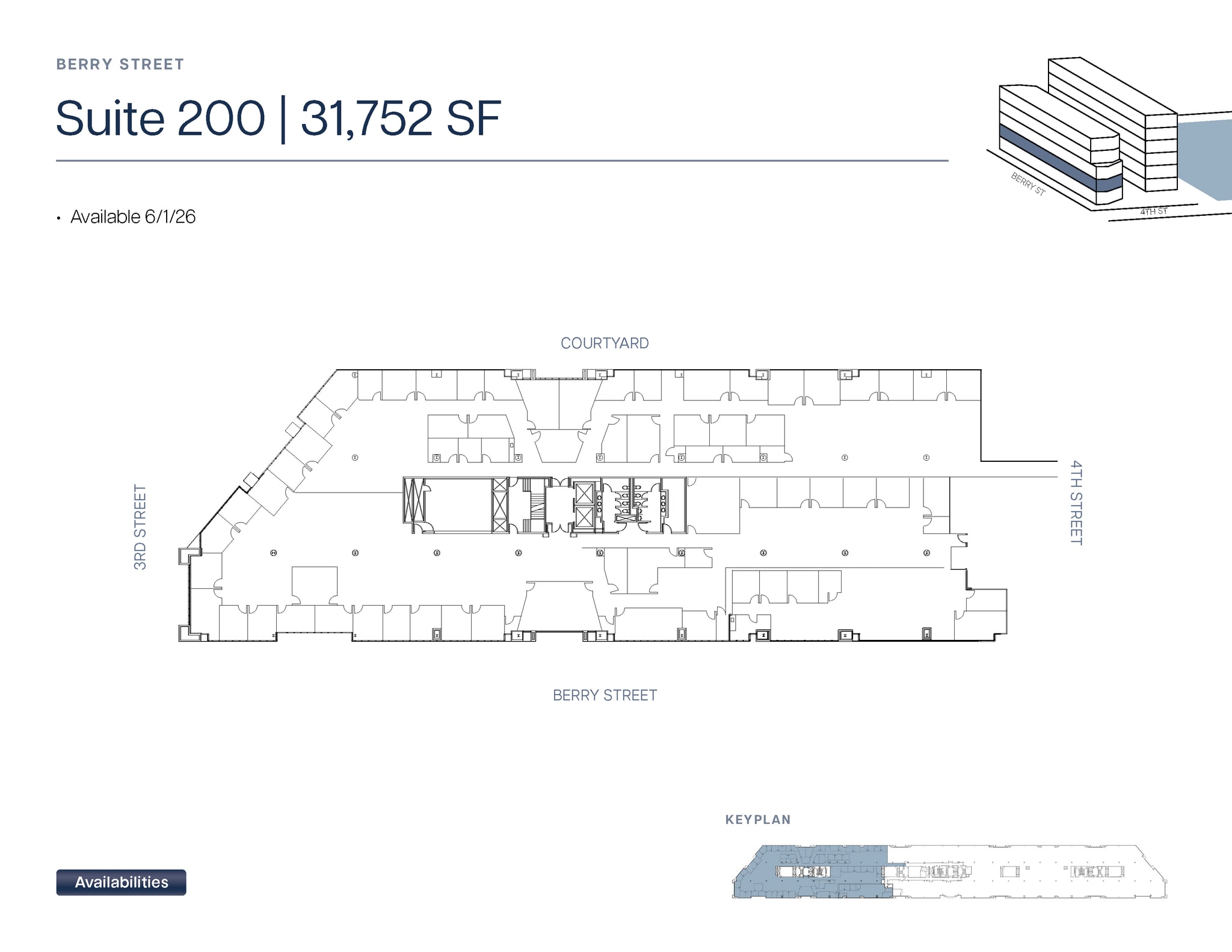 185 Berry St, San Francisco, CA à louer Plan d’étage– Image 1 sur 1