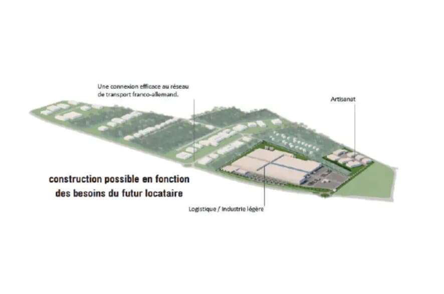Industriel/Logistique dans Creutzwald à louer - Photo de l’immeuble – Image 2 sur 2