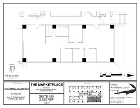 3025 S Parker Rd, Aurora, CO à louer Plan d’étage– Image 1 sur 1