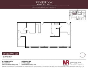 900 Skokie Blvd, Northbrook, IL à louer Plan d’étage– Image 1 sur 1