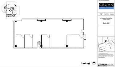 90 Sheppard Ave E, Toronto, ON à louer Plan d’étage– Image 1 sur 5