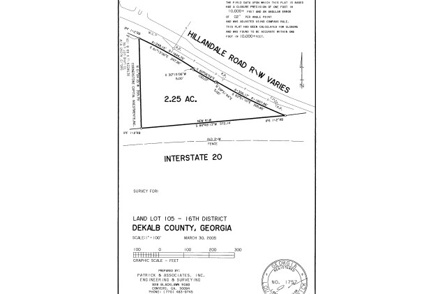 6257 Hillandale Dr, Lithonia, GA à vendre - Plan de site – Image 1 sur 1