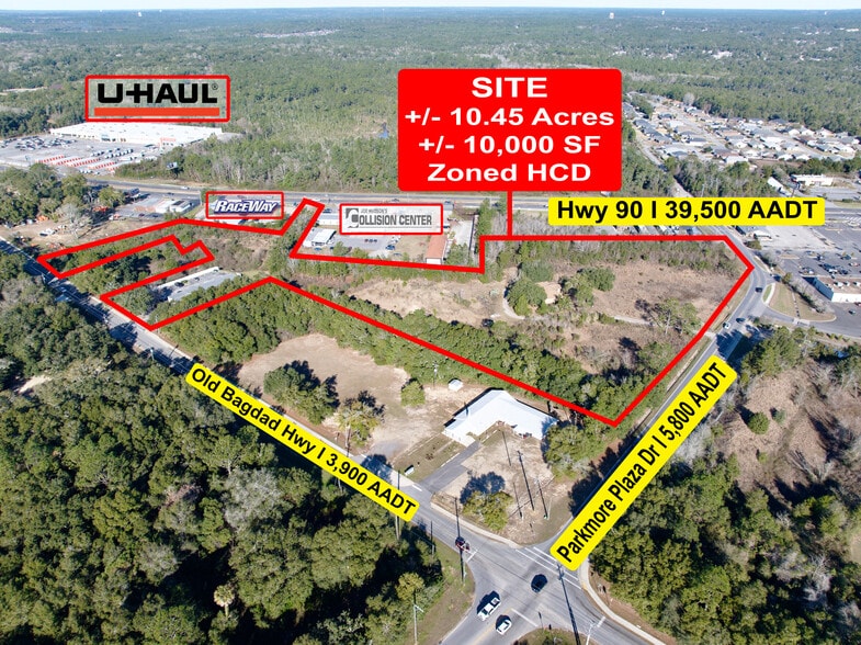 6148 Old Bagdad Hwy, Milton, FL à vendre - Aérien – Image 3 sur 12
