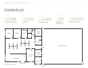 12855 Alcosta Blvd, San Ramon, CA à louer Plan d’étage– Image 1 sur 1
