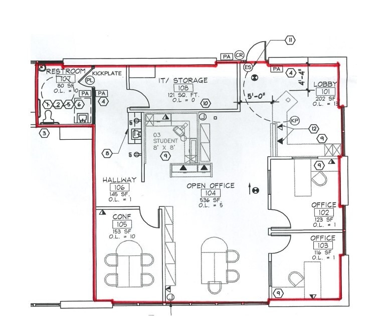 1300 Ethan Way, Sacramento, CA à louer Plan d’étage– Image 1 sur 1