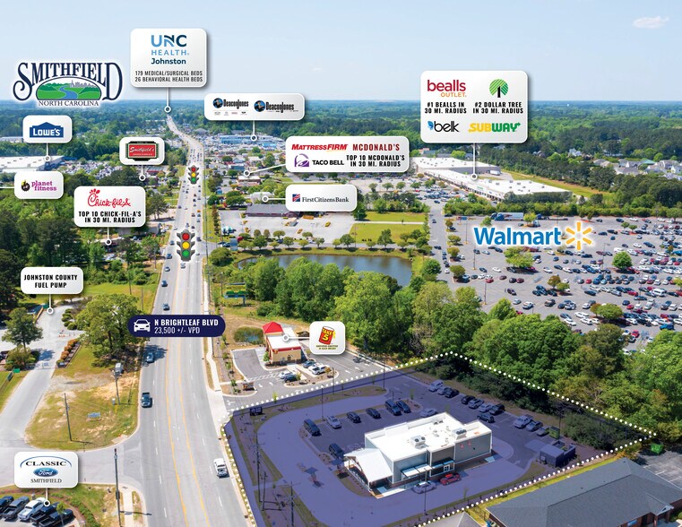 1311 N Brightleaf Blvd, Smithfield, NC à vendre - Photo de l’immeuble – Image 3 sur 5