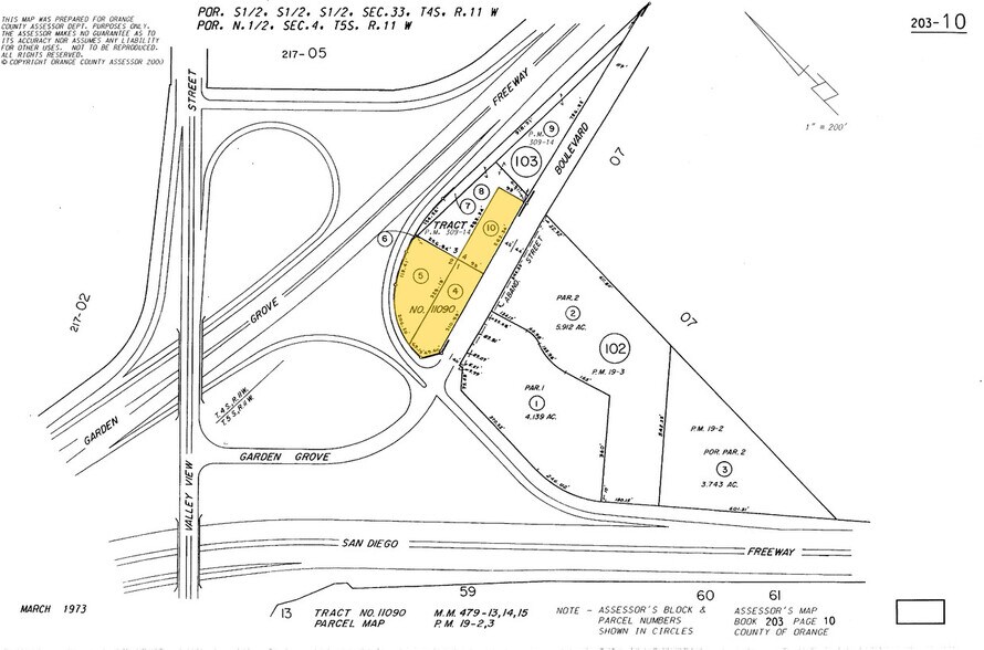 5555 Garden Grove Blvd, Westminster, CA à louer - Plan cadastral – Image 3 sur 12