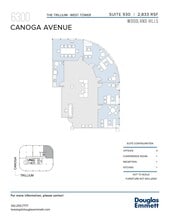 6300 Canoga Ave, Woodland Hills, CA à louer Plan d’étage– Image 2 sur 2