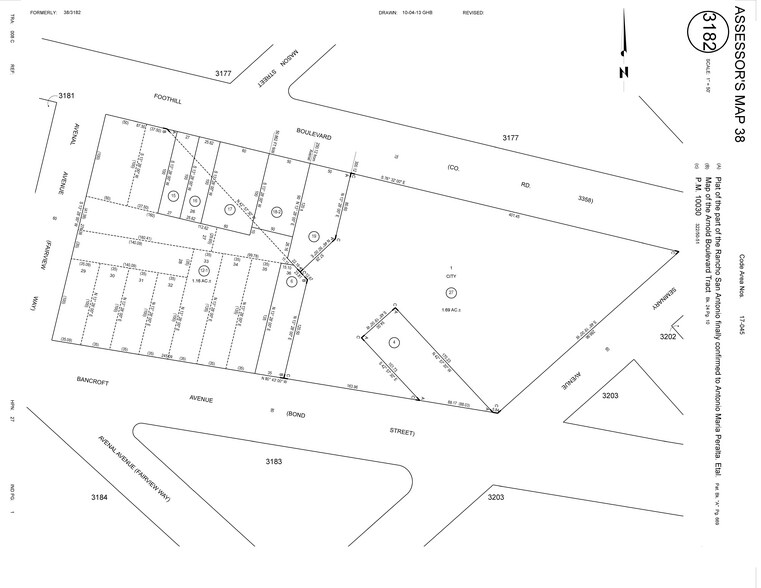 2515 Seminary Ave, Oakland, CA à vendre - Plan cadastral – Image 3 sur 25