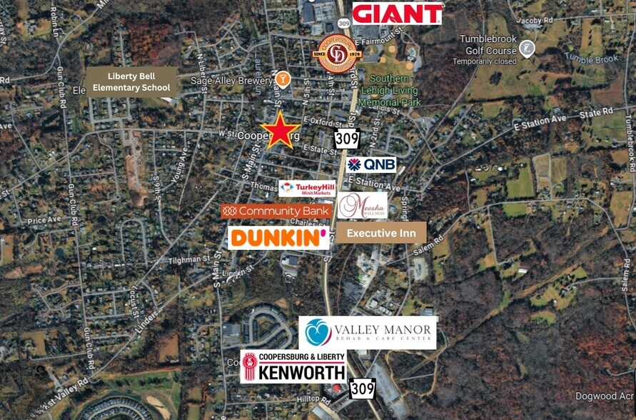 25 N Main St, Coopersburg, PA à louer - Photo de l’immeuble – Image 2 sur 12