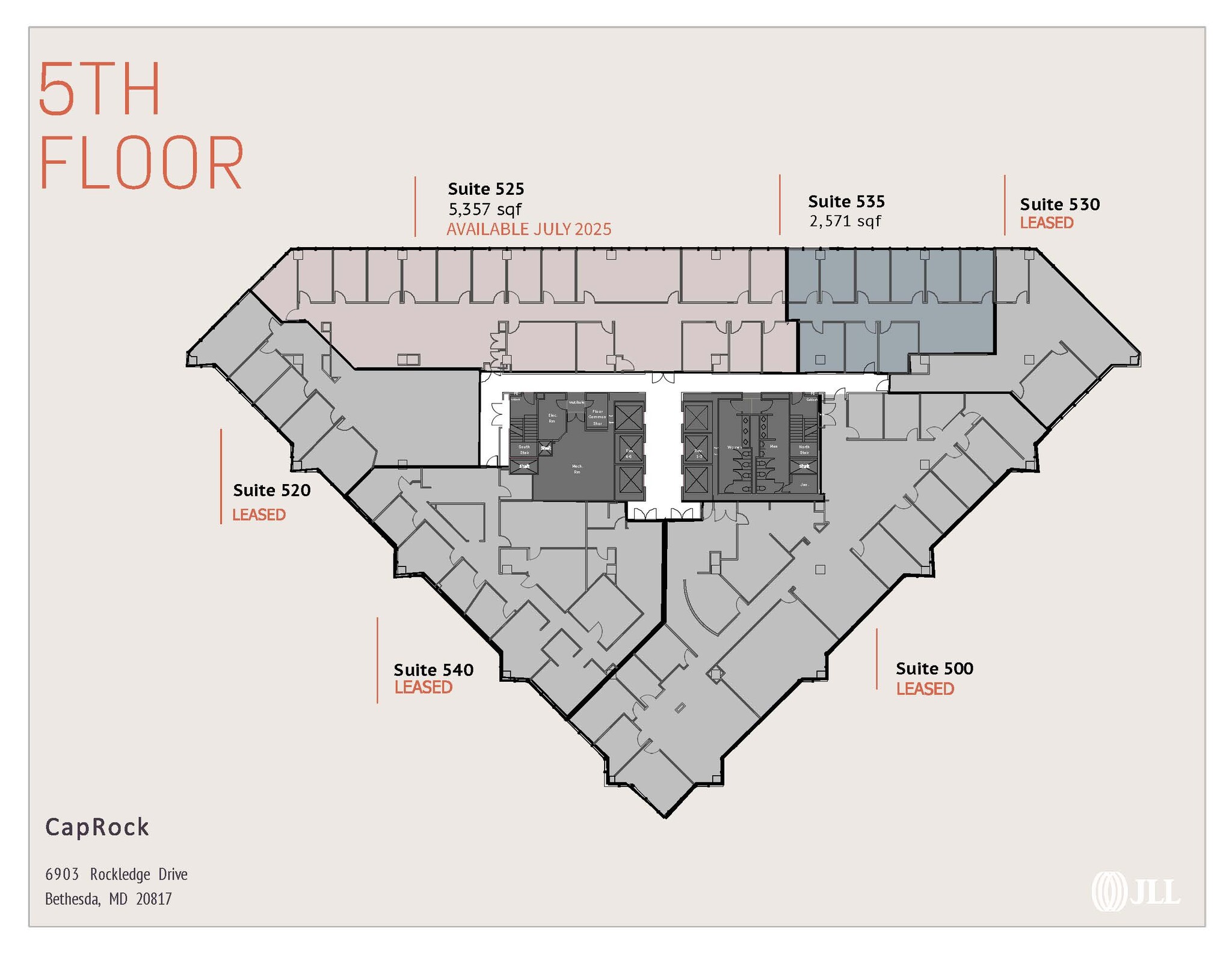 6903 Rockledge Dr, Bethesda, MD à louer Plan d’étage– Image 1 sur 1