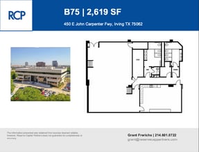 450 E John Carpenter Fwy, Irving, TX à louer Plan d’étage– Image 1 sur 1