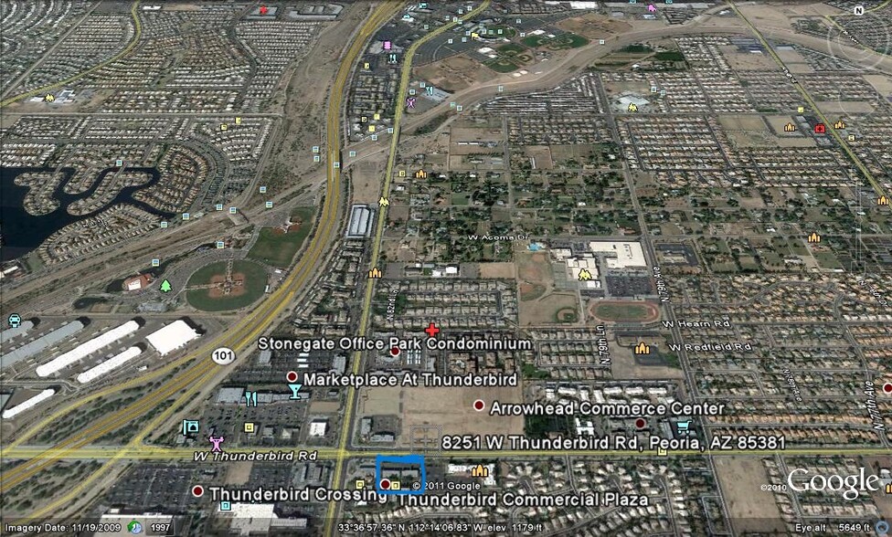 8249-8251 W Thunderbird Rd, Peoria, AZ à louer - Aérien – Image 3 sur 5