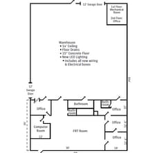 1001 3rd Ave, Coraopolis, PA à louer Plan d’étage– Image 1 sur 1