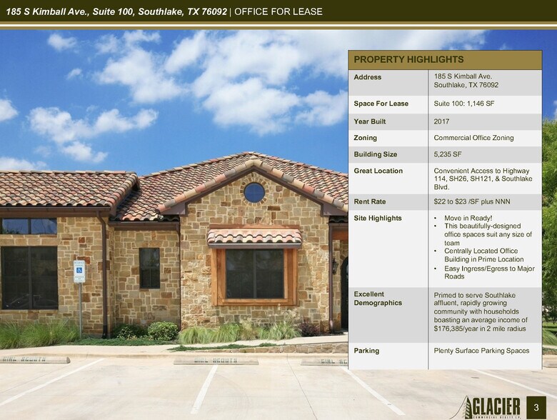 185 S Kimball Ave, Southlake, TX à louer - Photo de l’immeuble – Image 3 sur 25