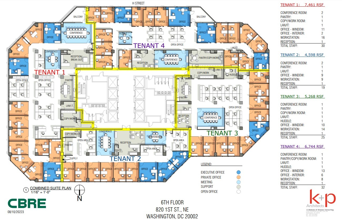 820 1st St NE, Washington, DC à louer Plan d’étage– Image 1 sur 1