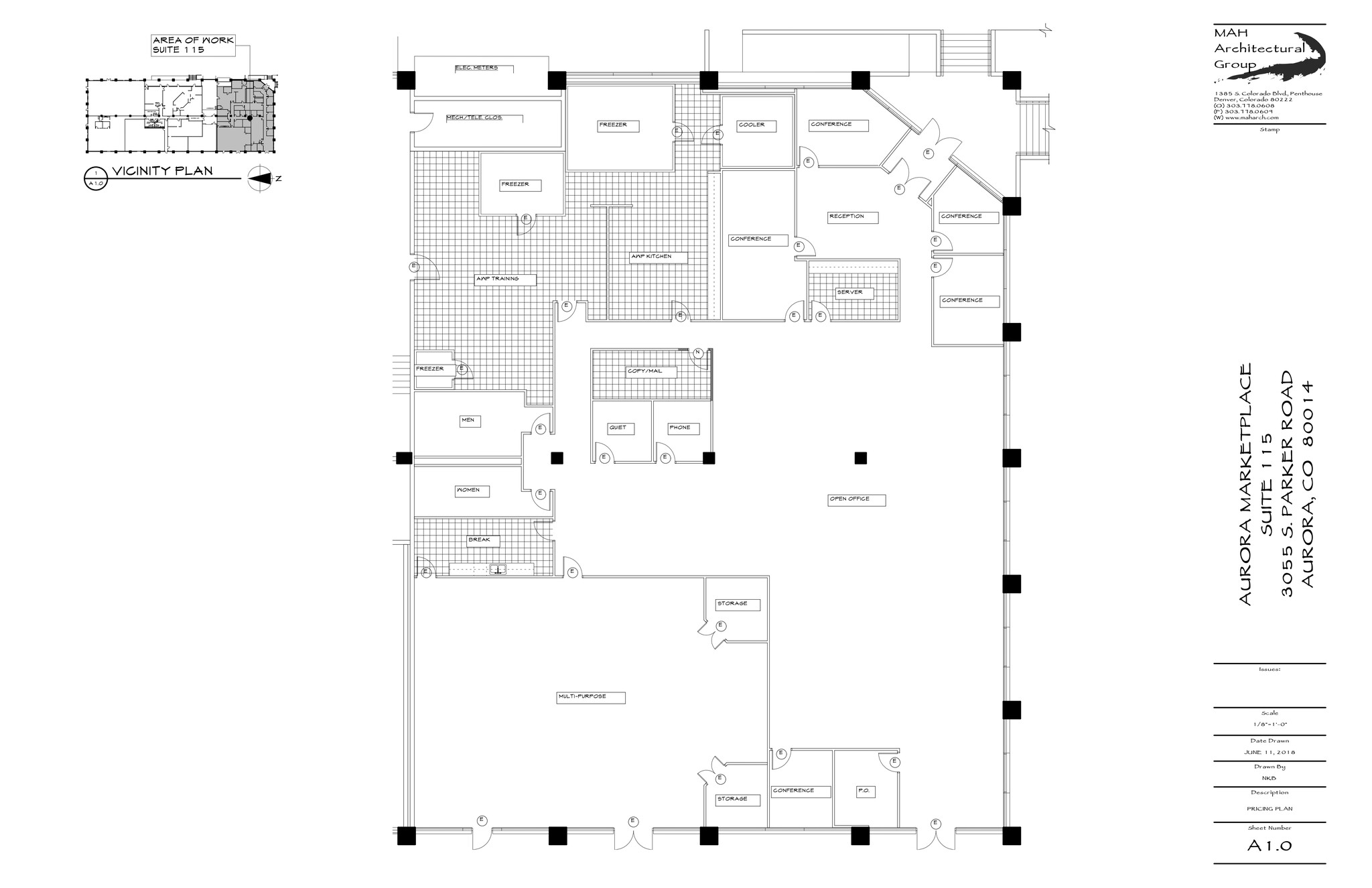 3025 S Parker Rd, Aurora, CO à louer Plan d’étage– Image 1 sur 1