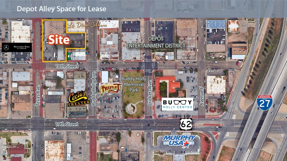 1701-1717 Texas Ave, Lubbock, TX à louer - Photo principale – Image 1 sur 3